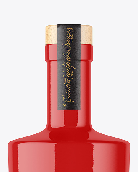 Glossy Bottle Mockup