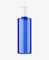 Colored Cosmetic Bottle w\ Pump Mockup Colored Cosmetic Bottle w\ Pump Mockup