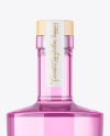 Colored Glass Gin Bottle Mockup