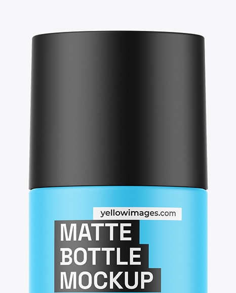 Matte Spray Bottle Mockup