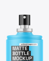 Matte Spray Bottle Mockup