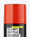 Glossy Spray Bottle Mockup