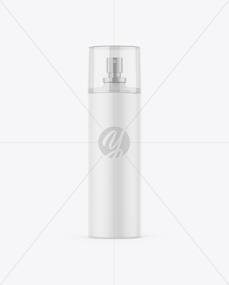 Matte Spray Bottle Mockup