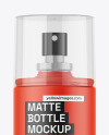 Matte Spray Bottle Mockup