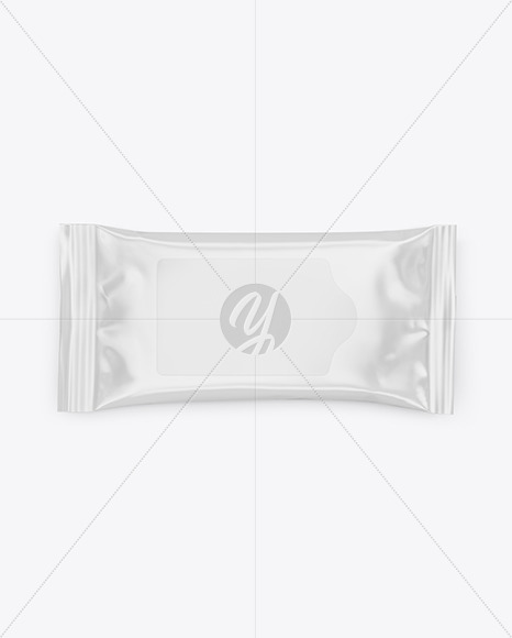 Matte Wet Wipes Mockup