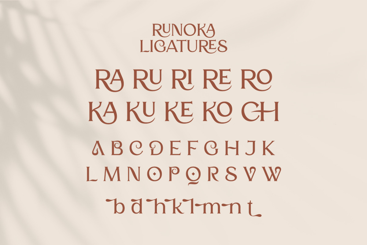 Runoka | Vintage Serif Font