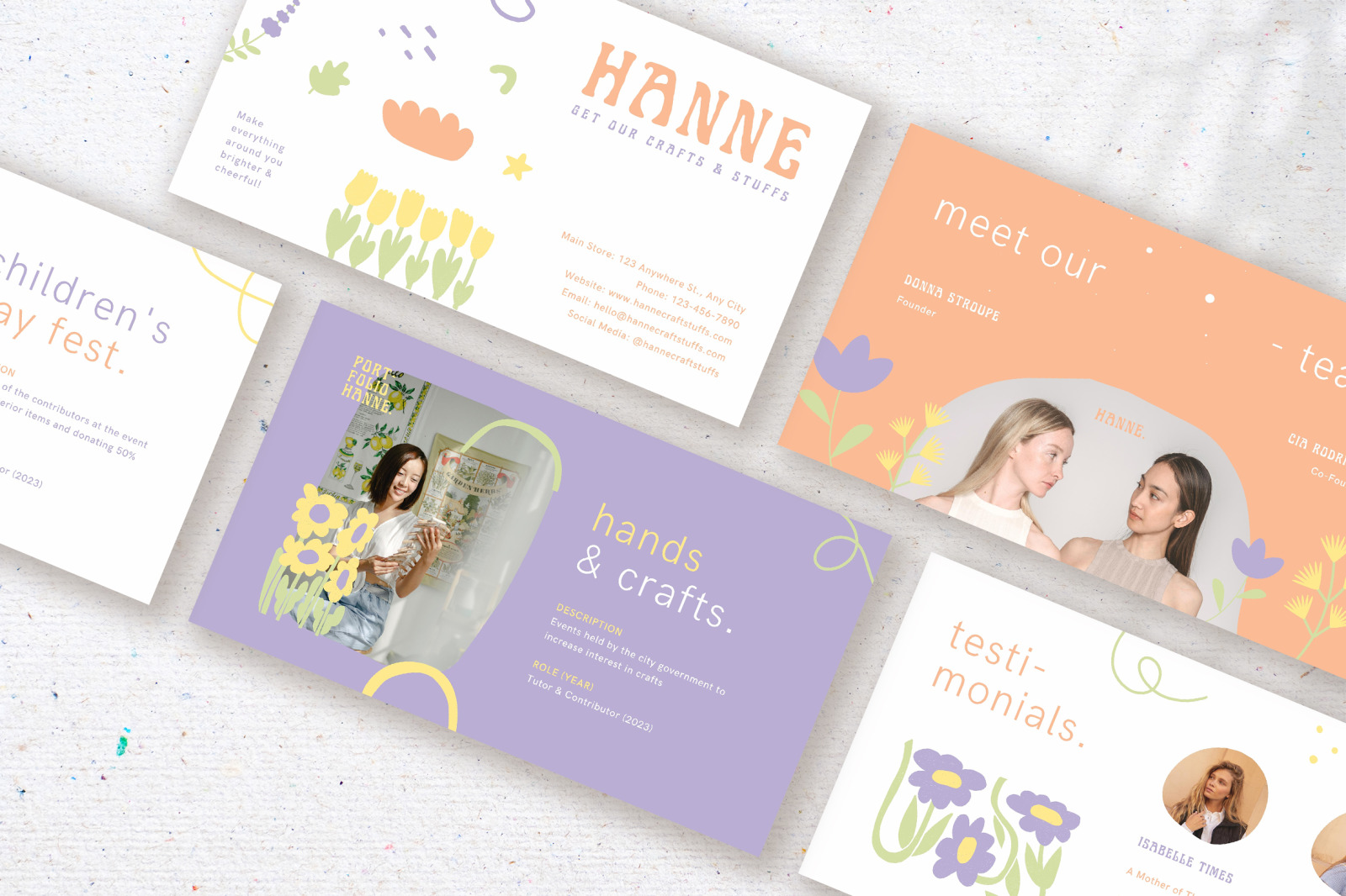 Hanne - Playful Organic Company Profile Presentation Hanne - Playful Organic Company Profile Presentation