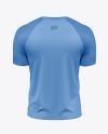 Raglan T-Shirt Mockup - Back View