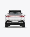 Electric Crossover SUV Mockup - Back View