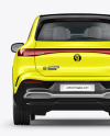 Electric Crossover SUV Mockup - Back View