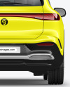 Electric Crossover SUV Mockup - Back View