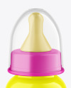 Glossy Baby Bottle Mockup