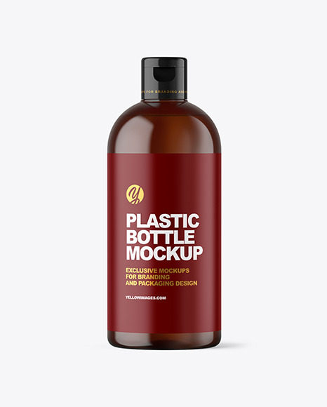 Amber Cosmetic Bottle Mockup Amber Cosmetic Bottle Mockup