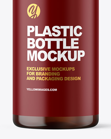 Amber Cosmetic Bottle Mockup Amber Cosmetic Bottle Mockup