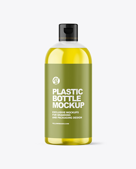 Color Liquid Cosmetic Bottle Mockup