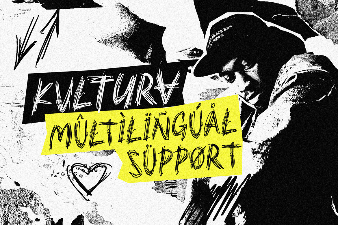 Kvltura - Unbored Scribbles Font Kvltura - Unbored Scribbles Font