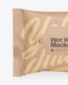 Kraft Wet Wipes Mockup