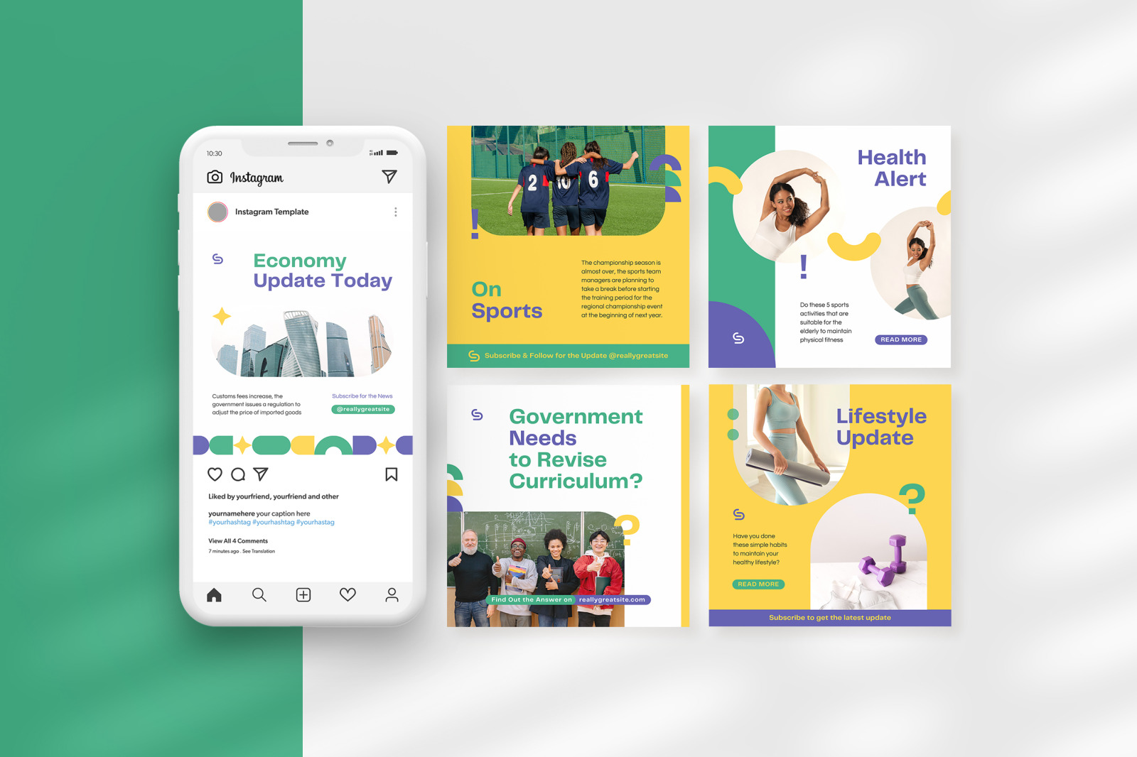 Green Bright Modern Geometric Newsroom Instagram Green Bright Modern Geometric Newsroom Instagram