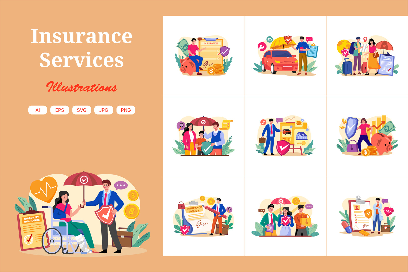 M625_Insurance Services Illustration_Part 01 M625_Insurance Services Illustration_Part 01