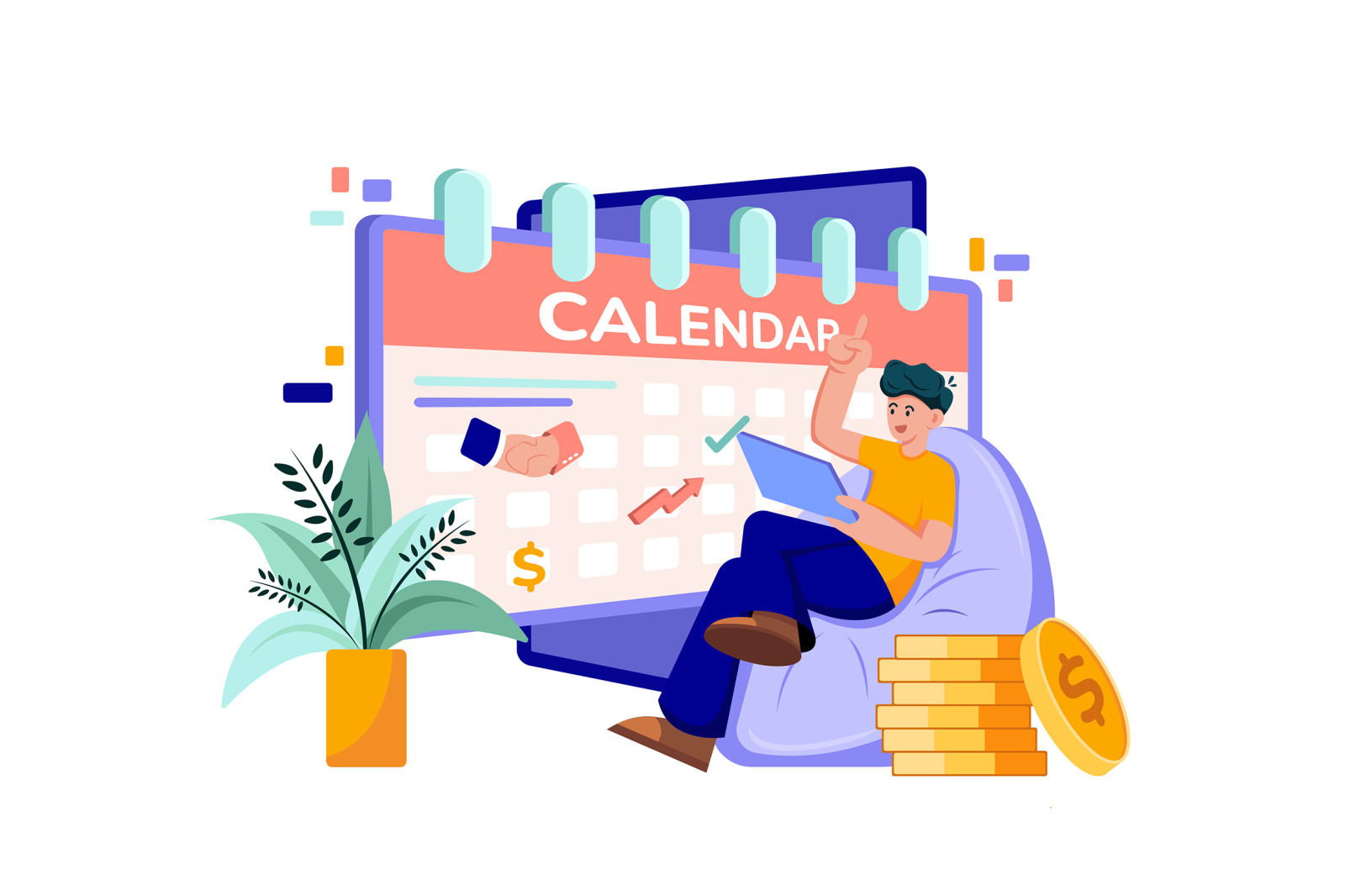 M616_Appointment Scheduling Illustration Pack