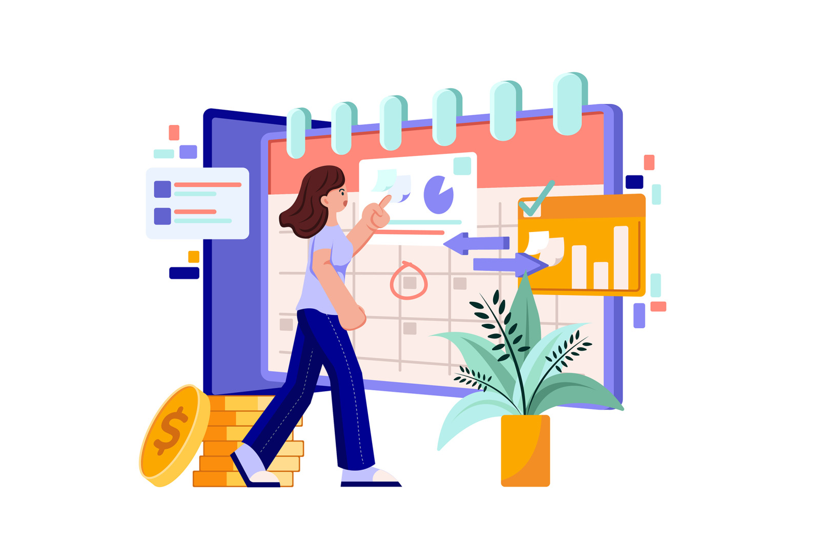 M616_Appointment Scheduling Illustration Pack M616_Appointment Scheduling Illustration Pack
