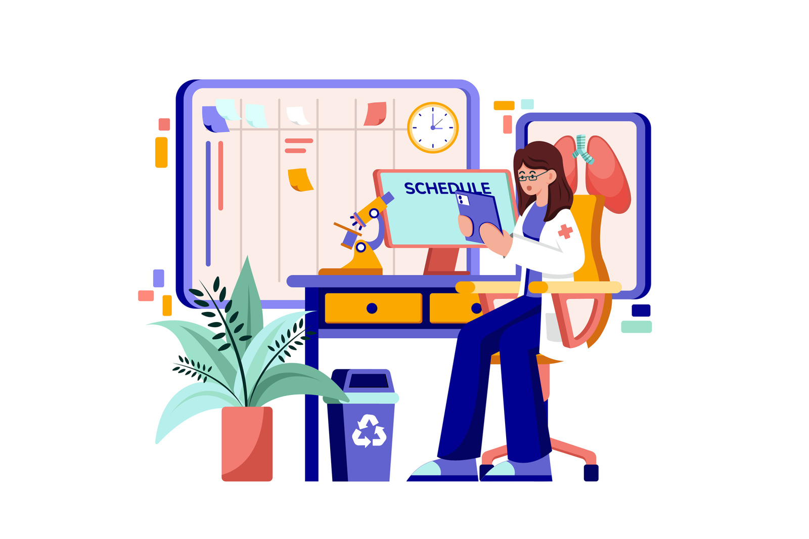M616_Appointment Scheduling Illustration Pack M616_Appointment Scheduling Illustration Pack