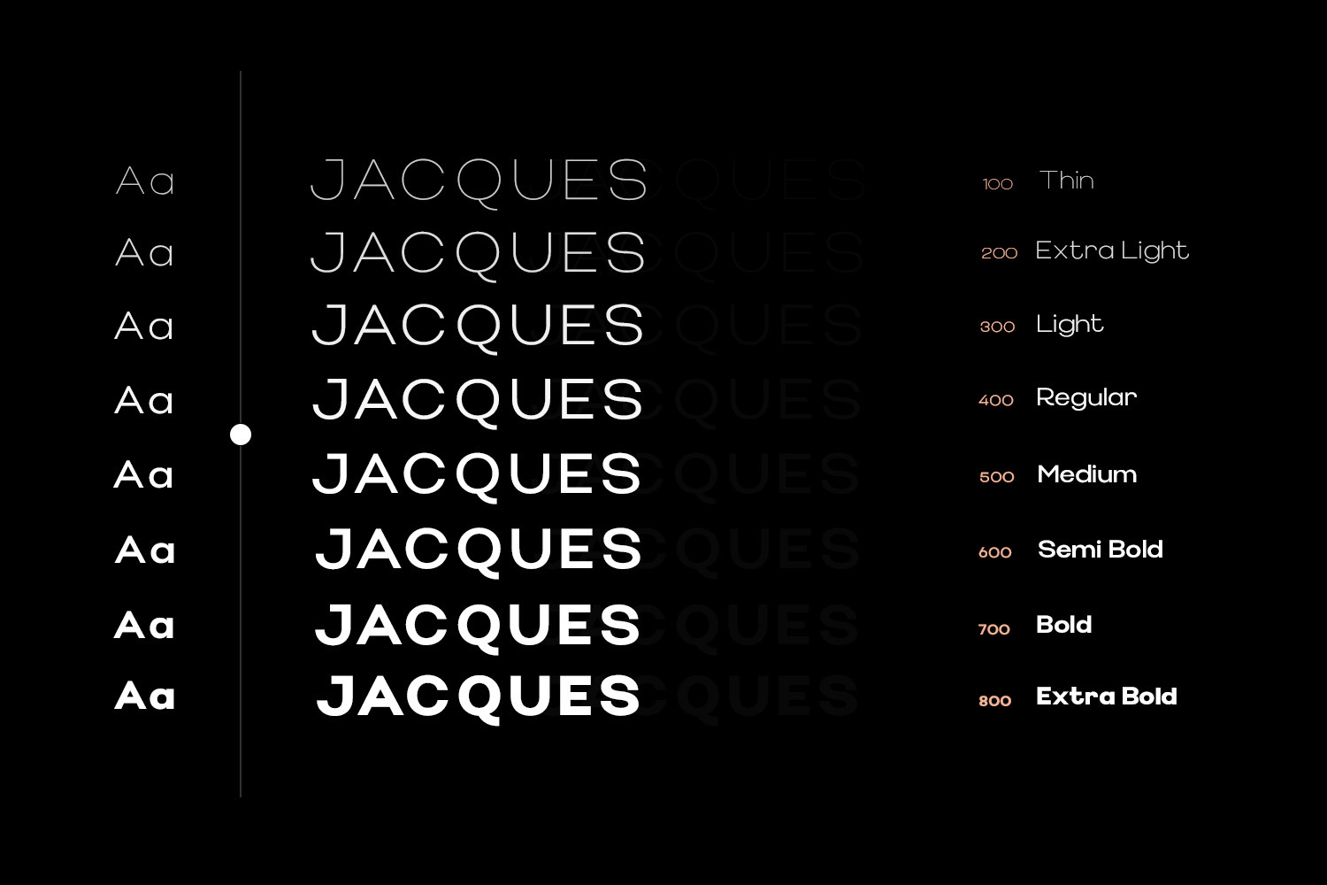 Jacques Pro Display Typeface