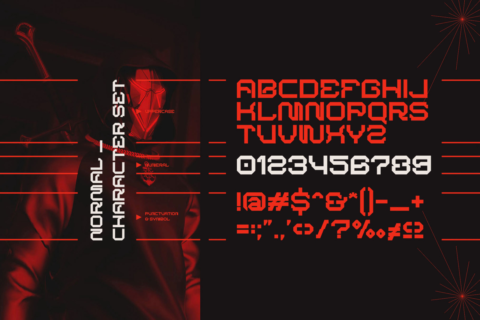 BARKMO-36 — Futuristic Cyberpunk Mecha Sci-Fi Modern Display Font