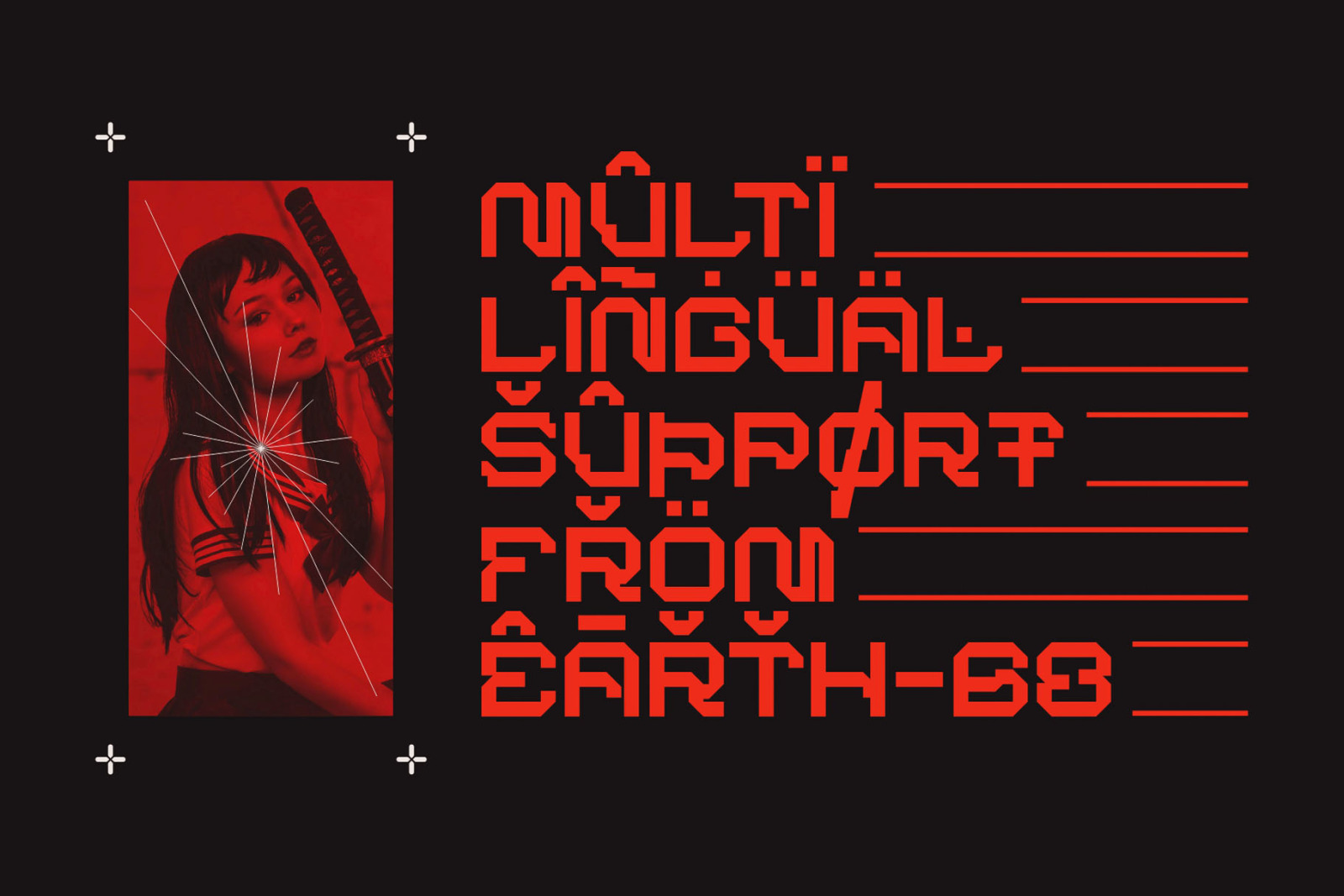 BARKMO-36 — Futuristic Cyberpunk Mecha Sci-Fi Modern Display Font BARKMO-36 — Futuristic Cyberpunk Mecha Sci-Fi Modern Display Font