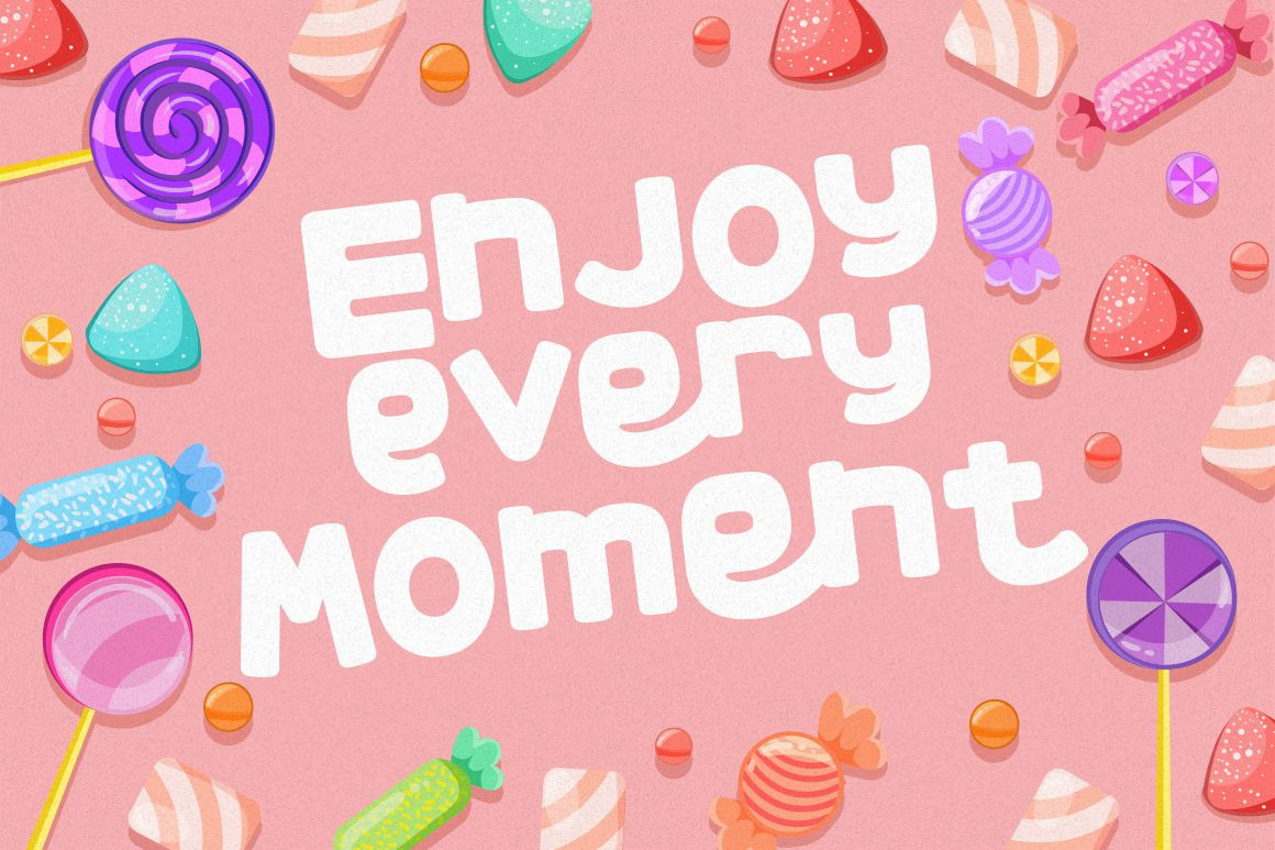 COLORFUL CANDY - Quirky Display Font