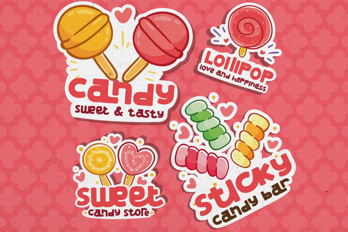 COLORFUL CANDY - Quirky Display Font