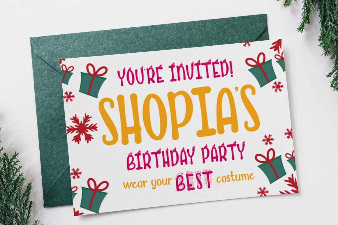 CUTE SNOW - QUIRKY WINTER FONT CUTE SNOW - QUIRKY WINTER FONT