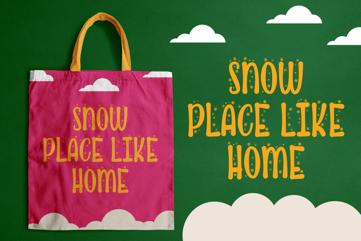 CUTE SNOW - QUIRKY WINTER FONT