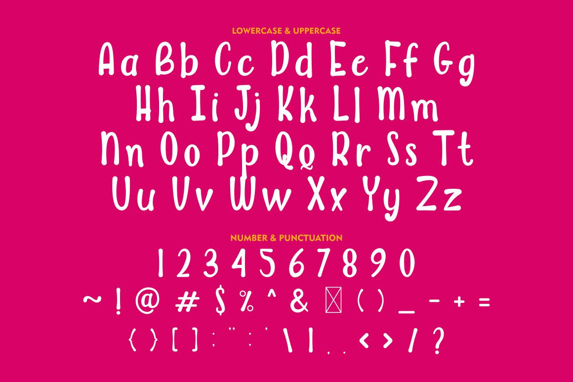 CUTE SNOW - QUIRKY WINTER FONT CUTE SNOW - QUIRKY WINTER FONT