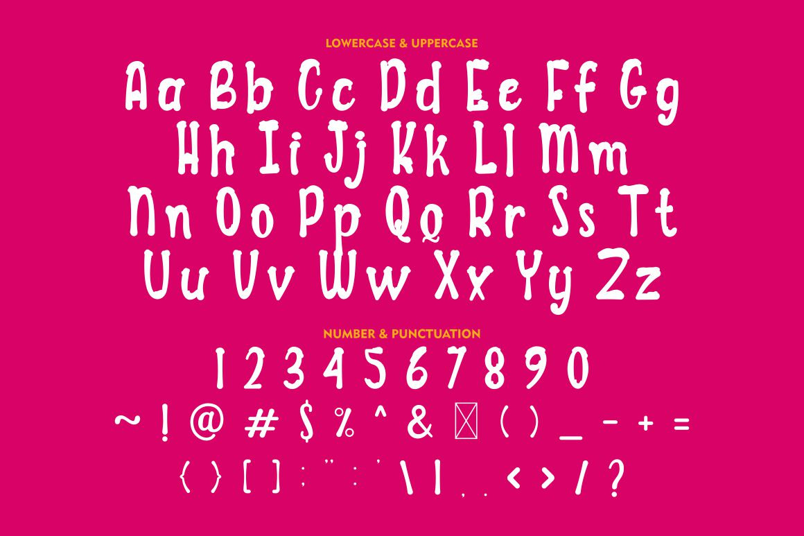 CUTE SNOW - QUIRKY WINTER FONT CUTE SNOW - QUIRKY WINTER FONT