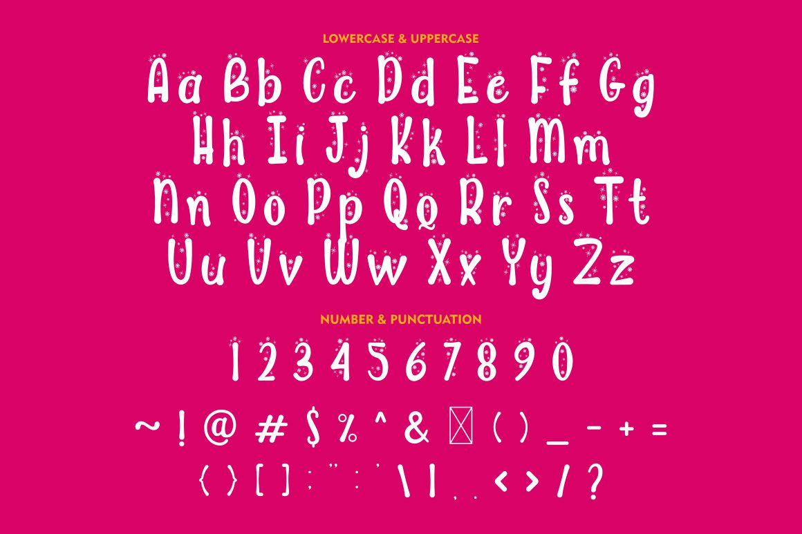 CUTE SNOW - QUIRKY WINTER FONT CUTE SNOW - QUIRKY WINTER FONT