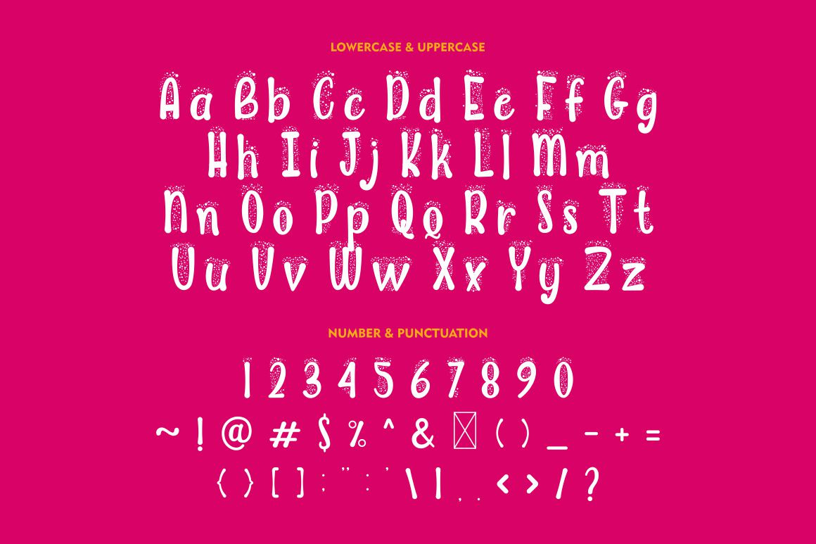 CUTE SNOW - QUIRKY WINTER FONT CUTE SNOW - QUIRKY WINTER FONT