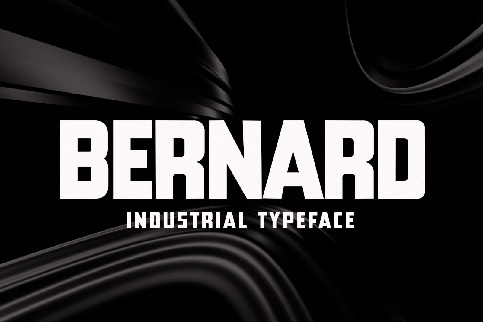 Bernard - Industrial Typeface Bernard - Industrial Typeface