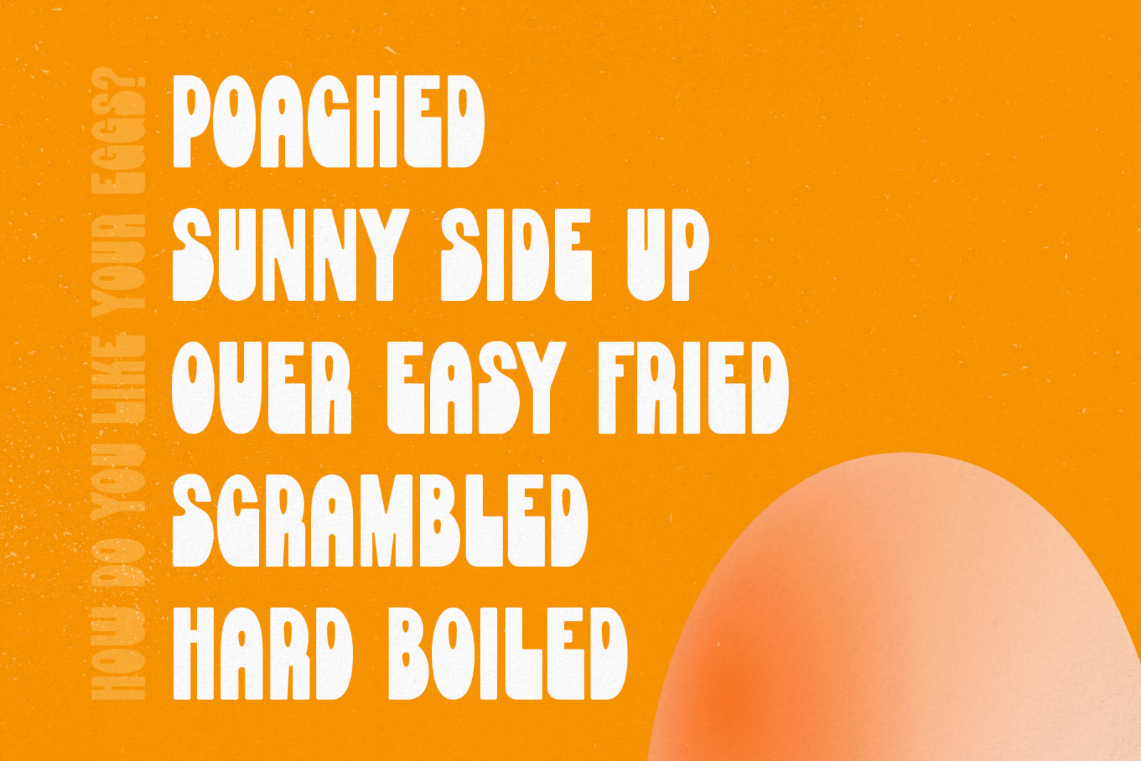 Eggciting Typeface Eggciting Typeface