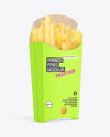 Paper French Fries Packaging Mockup