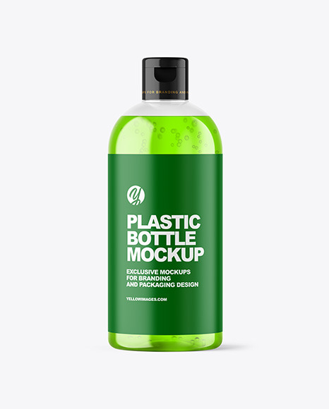 Color Liquid Cosmetic Bottle Mockup