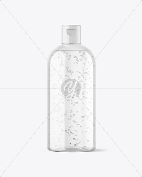 Clear Cosmetic Bottle Mockup