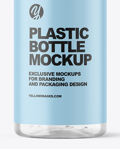 Clear Cosmetic Bottle Mockup