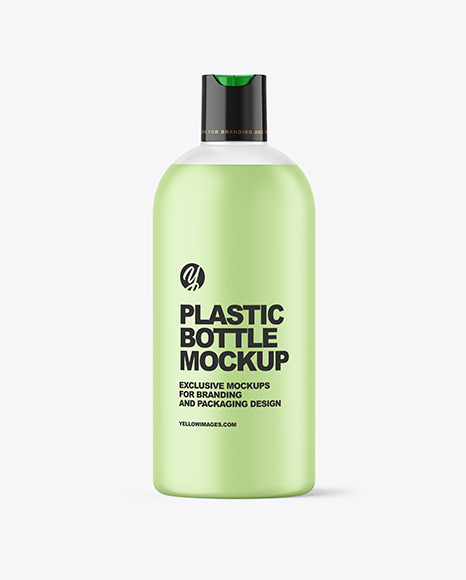 Frosted Liquid Soap Cosmetic Bottle Mockup