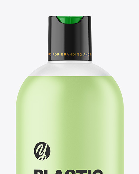 Frosted Liquid Soap Cosmetic Bottle Mockup