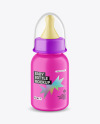 Matte Baby Bottle Mockup