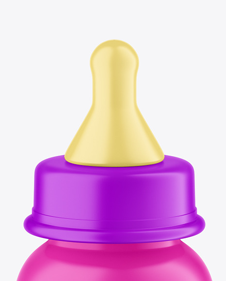 Matte Baby Bottle Mockup