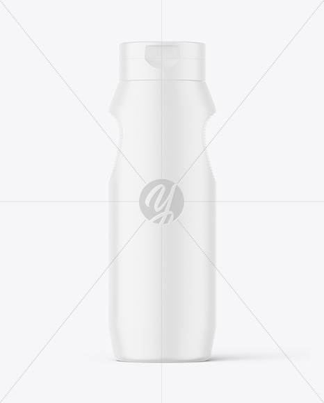 Matte Sauce Bottle Mockup