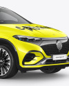 Electric Crossover SUV Mockup - Half Side View