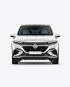 Electric Crossover SUV Mockup - Front View